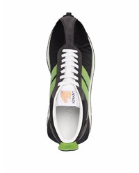 Chaussures de sport noires Lanvin