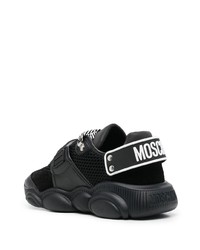 Chaussures de sport noires Moschino
