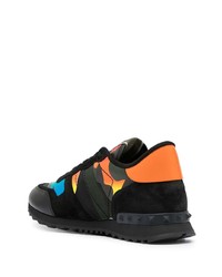 Chaussures de sport noires Valentino Garavani