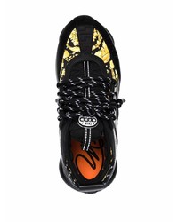 Chaussures de sport noires Versace