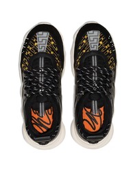 Chaussures de sport noires Versace