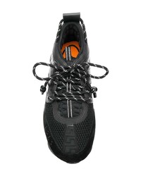 Chaussures de sport noires Versace