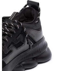 Chaussures de sport noires Versace