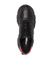 Chaussures de sport noires DSQUARED2