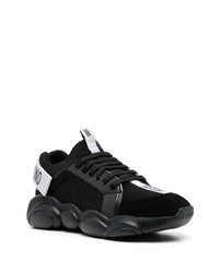 Chaussures de sport noires Moschino