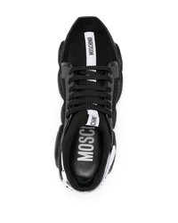 Chaussures de sport noires Moschino