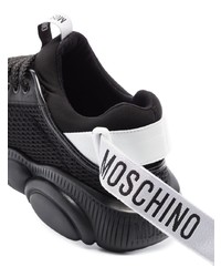 Chaussures de sport noires Moschino