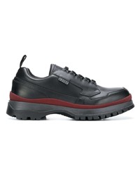 Chaussures de sport noires Prada