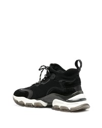 Chaussures de sport noires Moncler