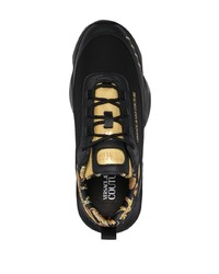 Chaussures de sport noires VERSACE JEANS COUTURE