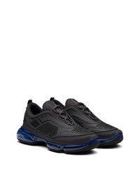 Chaussures de sport noires Prada