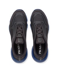 Chaussures de sport noires Prada