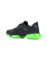 Chaussures de sport noires Prada