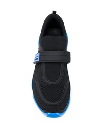 Chaussures de sport noires Prada