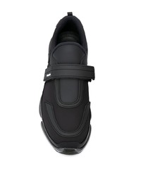 Chaussures de sport noires Prada