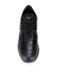 Chaussures de sport noires Giuseppe Zanotti