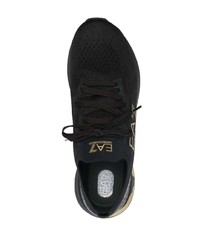 Chaussures de sport noires Ea7 Emporio Armani