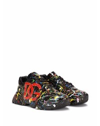 Chaussures de sport noires Dolce & Gabbana