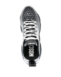 Chaussures de sport noires Moschino