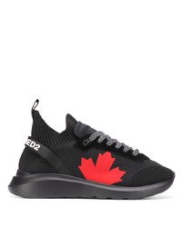 Chaussures de sport noires DSQUARED2