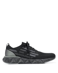 Chaussures de sport noires Ea7 Emporio Armani