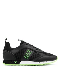 Chaussures de sport noires Ea7 Emporio Armani