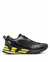 Chaussures de sport noires Ea7 Emporio Armani