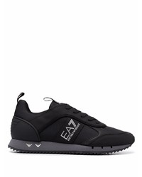 Chaussures de sport noires Ea7 Emporio Armani