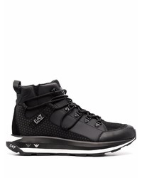 Chaussures de sport noires Ea7 Emporio Armani