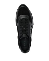 Chaussures de sport noires Salvatore Ferragamo