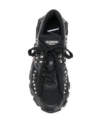 Chaussures de sport noires Valentino