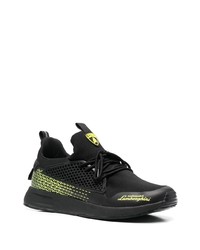 Chaussures de sport noires Automobili Lamborghini