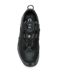 Chaussures de sport noires Leather Crown