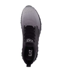 Chaussures de sport noires Ea7 Emporio Armani