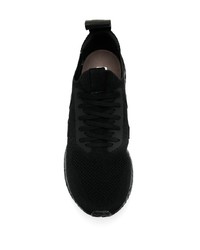 Chaussures de sport noires Rick Owens X Veja