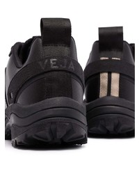 Chaussures de sport noires Rick Owens X Veja