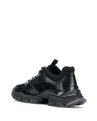 Chaussures de sport noires Moncler