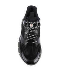 Chaussures de sport noires Moncler