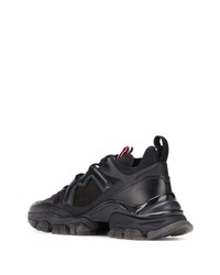 Chaussures de sport noires Moncler