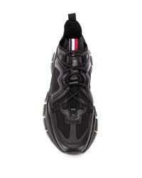 Chaussures de sport noires Moncler