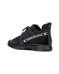 Chaussures de sport noires Versace Collection