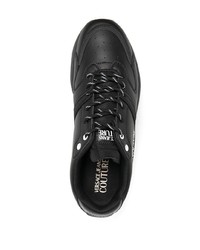 Chaussures de sport noires VERSACE JEANS COUTURE