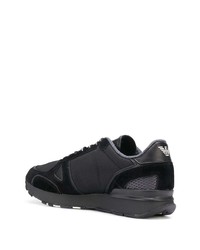 Chaussures de sport noires Emporio Armani