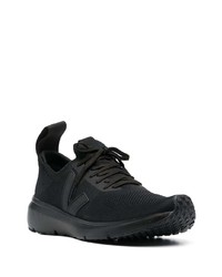 Chaussures de sport noires Rick Owens X Veja