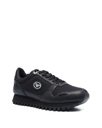 Chaussures de sport noires Emporio Armani