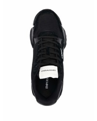 Chaussures de sport noires Emporio Armani