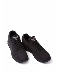 Chaussures de sport noires Prada