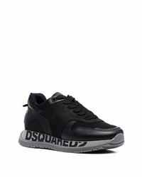 Chaussures de sport noires DSQUARED2