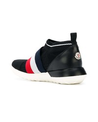 Chaussures de sport noires Moncler