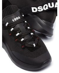 Chaussures de sport noires DSQUARED2